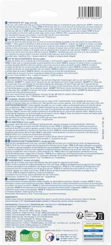 Vista 7 de Virbac C.E.T. Kit de higiene bucal para gatos y perros Juego de 3 piezas con cepillo de dientes de doble extremo, cepillo de dedos y sabor a aves