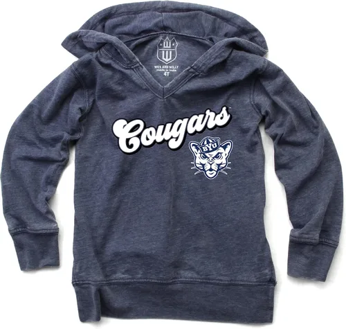 Vista 69 de Wes and Willy NCAA Camiseta con Capucha de Cuello en V para Niñas