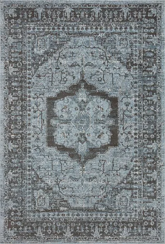 Vista 37 de Loloi Colección Odette ODT-06 - Alfombra de pasillo, 2 pies 7 pulgadas x 10 pies 0 pulgadas, cielo/multi