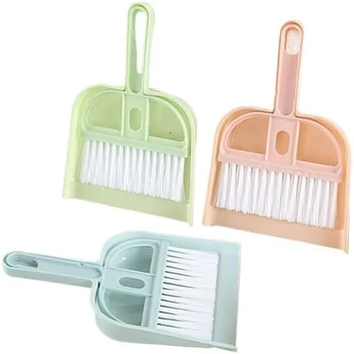 Broom Dustpan Mini Cepillo De Mesa, Escoba Pequeña Y Recogedor, Herramientas para Limpieza Del Hogar, Barredora De Polvo, Removedor De Pala, Púas De