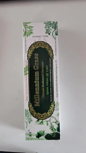 Vista 4 de Oversea Mil Años Crema de Hierbas China Herbal Eczema, Psoriasis Cremas Dermatitis y Eczema Prurito Psoriasis JIULIN Ungüento