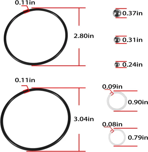 Vista 6 de 328.12160 para kit de reconstrucción de gato de piso Sears - Kit de reparación de gato de piso de 2 toneladas para Sears Craftsman 328.12160 Kit