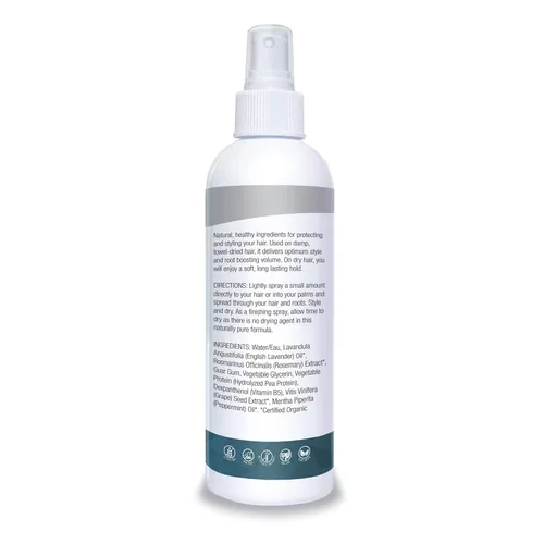 Vista 2 de Organic Excellence Wild Mint - Spray para estilizar, sin alcohol, pH neutro, 8 onzas