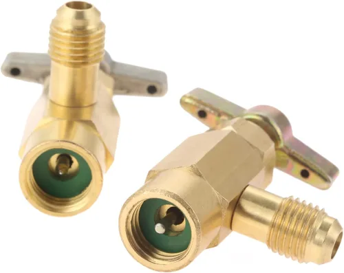 Vista 7 de AC R134A - Kit de recarga de freón para refrigerador que incluye R134a Piercing Autosellante, válvulas de perforación de bala BPV31, adaptador