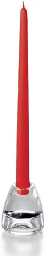 Vista 105 de yummi Velas cónicas naranjas de 12 pulgadas - 12 por paquete Naranja Brillante