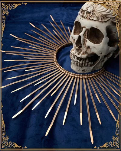 Vista 3 de Zivyes Corona de halo dorado Sunburst Spike Crowns Goddess Headpiece Halloween Decoración Accesorios