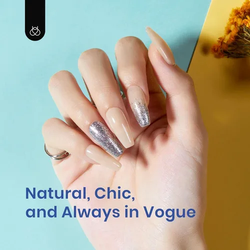 Vista 12 de Beetles - Gel de pegamento de uñas 9 en 1 para puntas de uñas y uñas acrílicas transparentes de larga duración, pegamento de extensión UV