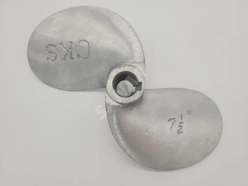 Vista 8 de SANAR Aluminum Propeller for Longtail Mud Motor Long Tail Boat - Keyed Tapered Shaft
