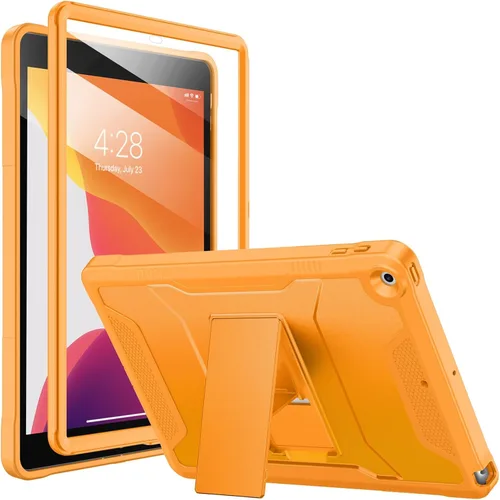 Vista 13 de Soke Funda para iPad de 9ª/8ª/7ª generación de 10.2 pulgadas (versión 2021/2020/2019), con protector de pantalla integrado y soporte, funda