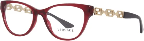 Gafas graduadas Versace VE 3292 388 Bordeaux Transparente