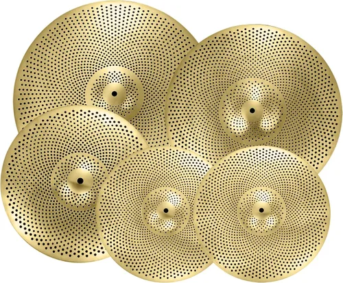 Paquete de platillos de bajo volumen 14"/16"/18"/20" 5 unidades Dorado