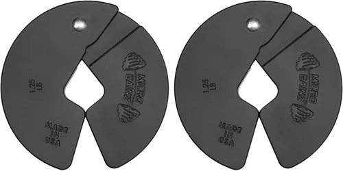 Micro Gainz - Placa fraccional para mancuernas de 1.25LB, ideal para micro cargas, (Elige color) 2 piezas de placas de peso fraccional, diseñadas