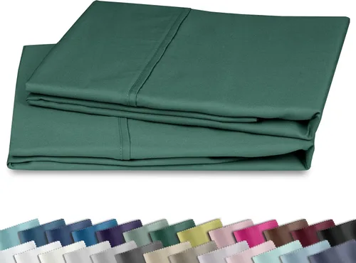 Vista 33 de Fundas de almohada de algodón de 400 hilos 22 - rosa
