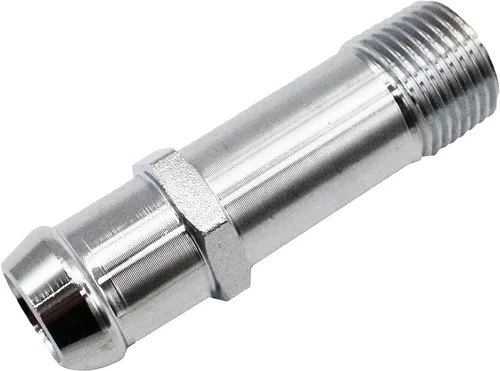 Vista 2 de 1 par de accesorios de manguera de calentador Impala cromados para 64-79 SBC BBC Chevy C-amaro N-ova 283 350 383