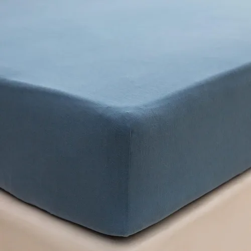 Vista 18 de PURE ERA Sábana bajera ajustable de algodón de punto de jersey (sin sábana encimera ni fundas), bolsillo profundo de hasta 15 a 20 pulgadas, ultra