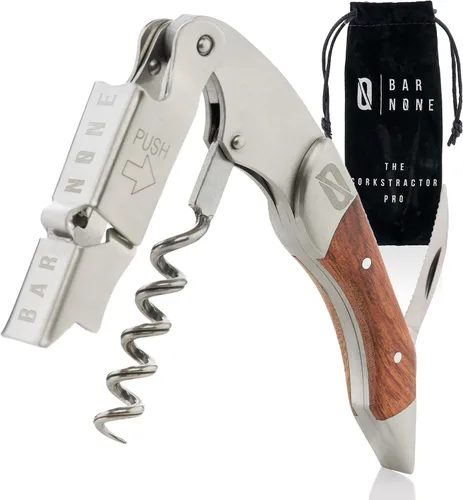 BAR NONE The Corkstractor Pro | Sacacorchos de vino, abridor de botellas, camarero, sacacorchos, sacacorchos, llave de vino, abridor de cerveza,