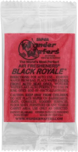Vista 4 de Wonder Wafers ambientadores de aire 25 unidades. Envueltos individualmente, fragancia de polvo de bebé