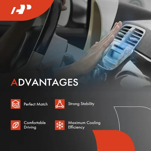 Vista 7 de A-Premium Núcleo del evaporador de CA compatible con Jeep Grand Cherokee 2002 2003 2004, con placa de prensado