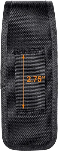 Vista 3 de TAFTACFR Bolsillo moldeado para spray OC/Mace, funda de asa superior para spray de pimienta OC/Mace, funda negra con cierre oculto