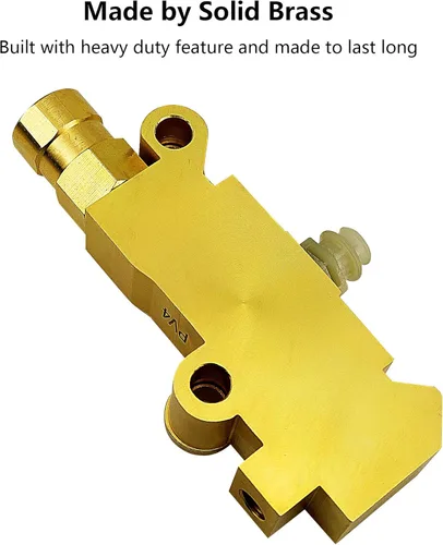 Vista 5 de Válvula de Combinación-Dosificación de Latón PV4, Sistema de Frenos de Disco-Disco PV71 172-1361 Compatible con Ford Chevy Mopar, Válvula