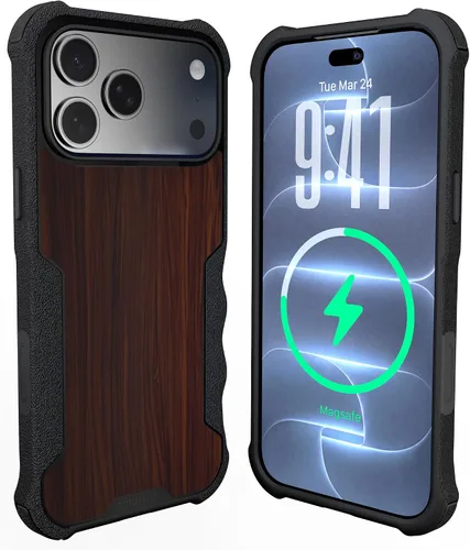 Vista 46 de Smartish Funda MagSafe, Gripzilla, agarre resistente, negro para iPhone 12 traje de noche negro