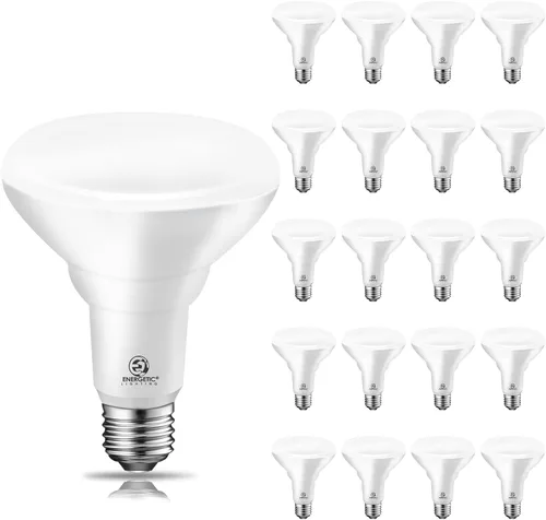 Vista 11 de Energetic - Bombillas LED empotrables BR30, equivalente a 85 W, regulables, blanco suave, 2700 K, luces de inundación para interiores para latas