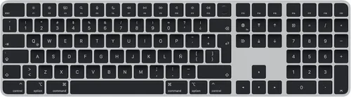 Vista 6 de Apple - Teclado Magic Keyboard con Touch ID y teclado numérico: Inalámbrico, Bluetooth, recargable. Funciona con computadoras Mac con Apple Silicon