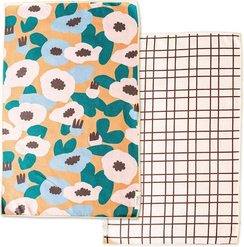 Vista 9 de crae. Paños de microfibra reversibles 12x12 – Superabsorbentes, secado rápido, tejido de gofre – Paños de limpieza sin pelusa y sin arañazos