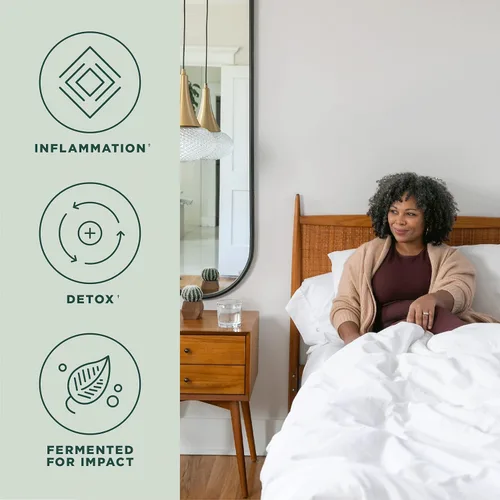 Vista 4 de Ancient Nutrition Suplemento de desintoxicación hepática, limpieza hepática de Ancient Herbals con cardo mariano, raíz de diente de león y reishi