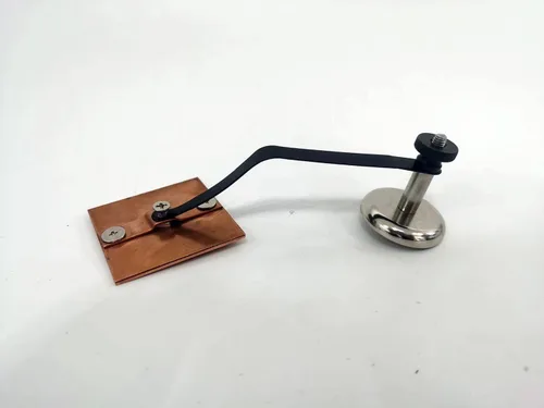 Vista 7 de Cuchara de soldadura de cobre con respaldo magnético, juego de respaldo de soldadura a tope de cobre, paneles planos de cobre, diseño de imán