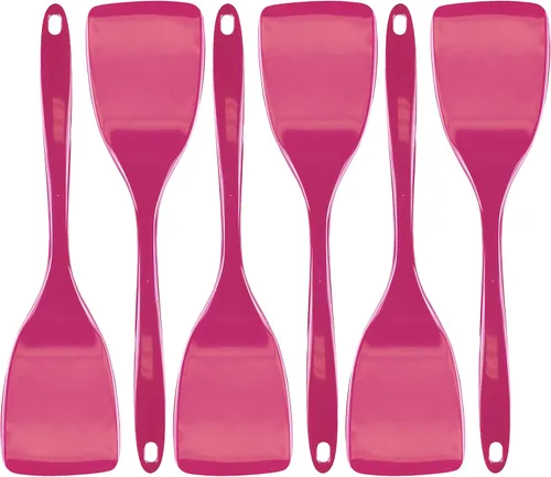 Vista 12 de Reston Lloyd - Espátula giratoria para sartenes antiadherentes, resistente al calor, sin BPA, con mango ergonómico, 11 pulgadas, juego de 6