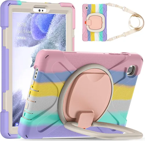 Vista 122 de Funda de rotación 360 para Galaxy Tab ActivePro/Tab Active4 Pro/Active 5 Pro de 10.1 pulgadas, funda resistente con anillo giratorio, soporte