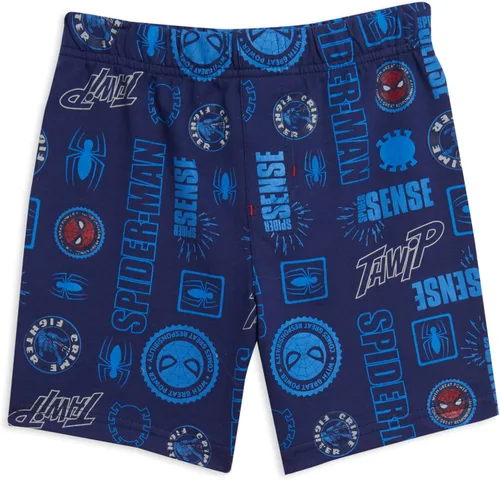 Vista 2 de Marvel Conjunto de camiseta y pantalones cortos con estampado de Spider-Man para niños grandes