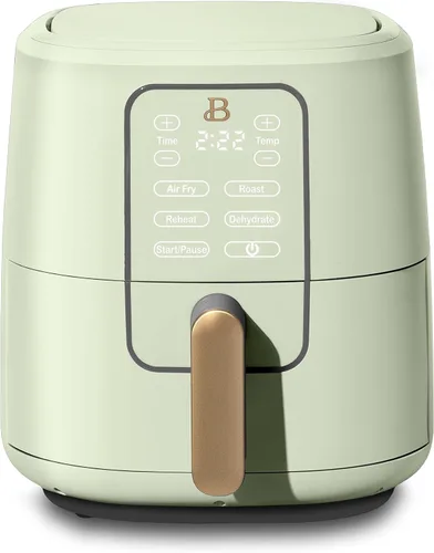 Vista 8 de B. Freidora de aire digital de 6 cuartos de galón, tecnología TurboCrisp, 4 preajustes, 170°F-400°F, antiadherente, apta para lavavajillas, 1750 W