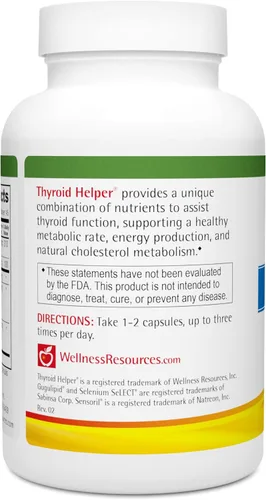 Vista 8 de Thyroid Helper - Suplemento natural para el metabolismo y la energía (90 cápsulas)