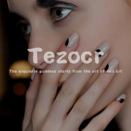 Vista 7 de Uñas postizas a presión con estampado de leopardo, lindas uñas postizas con dijes, uñas largas de ataúd, uñas postizas de cobertura completa