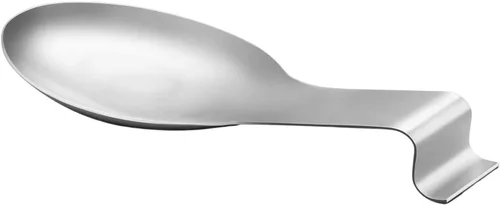 Vista 2 de Dependable Industries Inc. Essentials Soporte de cuchara de acero inoxidable con acabado cepillado, resistente, apto para lavavajillas para cocina