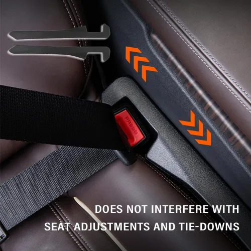 Vista 4 de Paquete de 2 rellenos de huecos para asiento de automóvil, relleno flexible para espacio entre el asiento y la consola para apoyar teléfonos