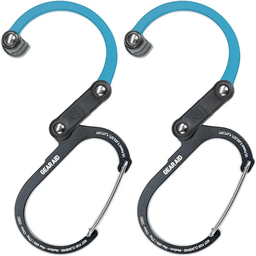 Vista 20 de GEAR AID HEROCLIP 360° Swivel Carabiner Gear Clip and Hook (Medium) for Camping, Backpack, Suitcases and Garage Organization