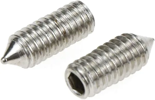 Vista 10 de Sscon 100 tornillos de acero inoxidable 304 M4 x 0.236 in 304 Tornillos sin cabeza Tornillos hexagonales