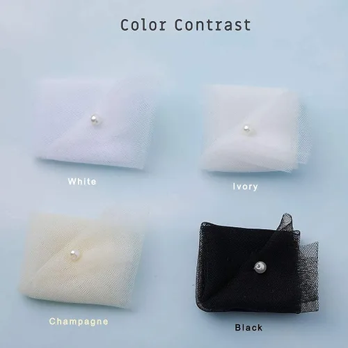 Vista 6 de Ursumy Velo de boda 2T largo de catedral velo de novia de tul suave con peine marfil