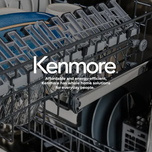 Vista 9 de Kenmore 22-14609 Lavavajillas integrado de 24 pulgadas – UltraWash Plus, TurboDry, SmartWash y EasyFlex Tercer Rack – 15 ajustes de lugar – 45 DB