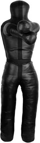 Vista 3 de Aoneky Muñeco de agarre de 6 pies de cuero sin relleno - Maniquí de pie para MMA, Jiu Jitsu, UFC, Judo, Lucha libre