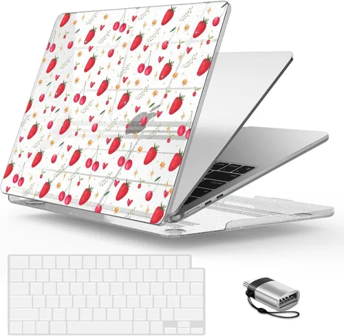 Vista 12 de IBENZER Funda para MacBook Air de 15 pulgadas 2026 2025 2024 2023 M5 M4 M3 M2 Modelo A3448 A3241 A3114 A2941, carcasa rígida y cubierta de teclado