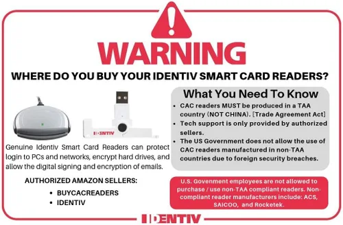Vista 3 de Identiv uTrust 3700 F Lector de tarjetas inteligentes sin contacto (número de pieza: 905502-1)