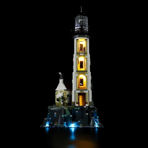 Vista 2 de BRIKSMAX Kit de iluminación LED para LEGO-21335 Faro Motorizado - Compatible con modelo de bloques de construcción Lego Ideas - No incluye el set