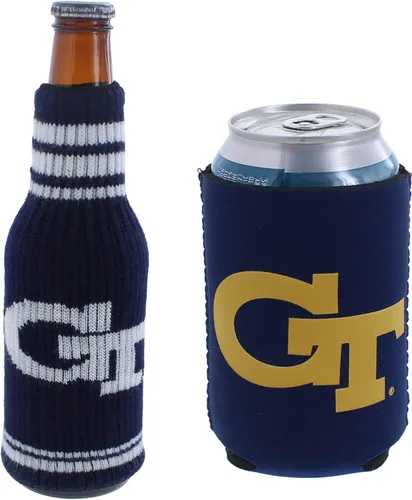 Vista 97 de College Team Color Logo Can & Bottle Holder Insulator Beverage Cooler Set