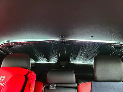 Vista 4 de Autotech Park Parasol para parabrisas trasero compatible con Honda Civic Coupe 2006-2011 (no compatible con Civic Sedan), parasol de ajuste
