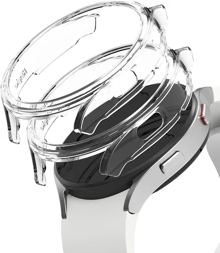 Vista 12 de Ringke Funda delgada [paquete de 2] compatible con Samsung Galaxy Watch 4 de 1.575 pulgadas (1.575 in), bisel Watch4 [solo marco] cubierta dura