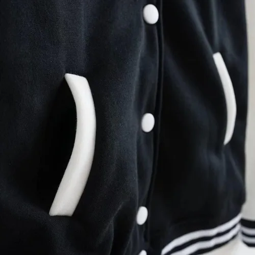 Vista 4 de Kpop Varsity Chaqueta de béisbol Love Yourself V Jimin SUGA Jungkook Sudadera con capucha